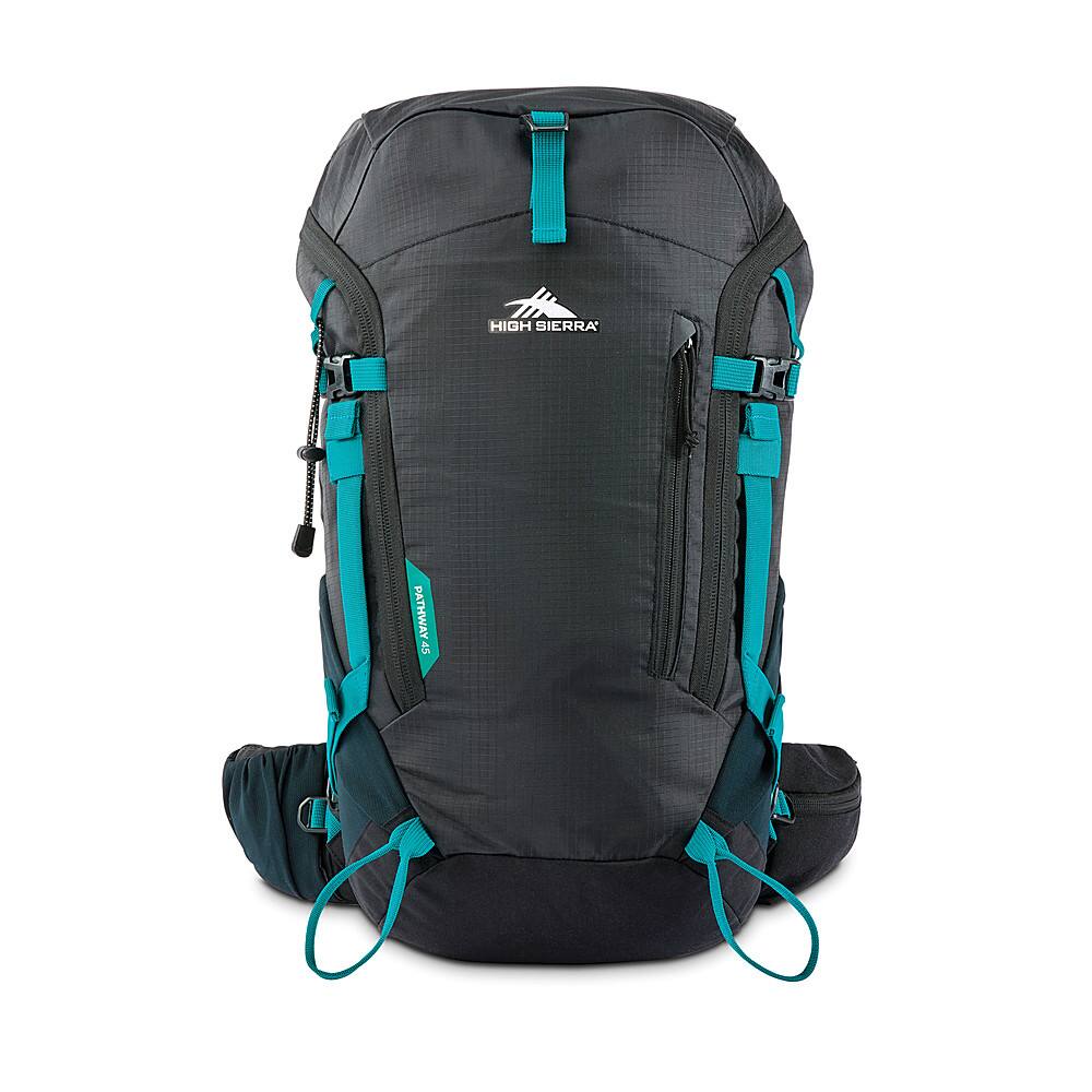 Angle View: High Sierra - Pathway 2.0 45L Backpack - BLACK