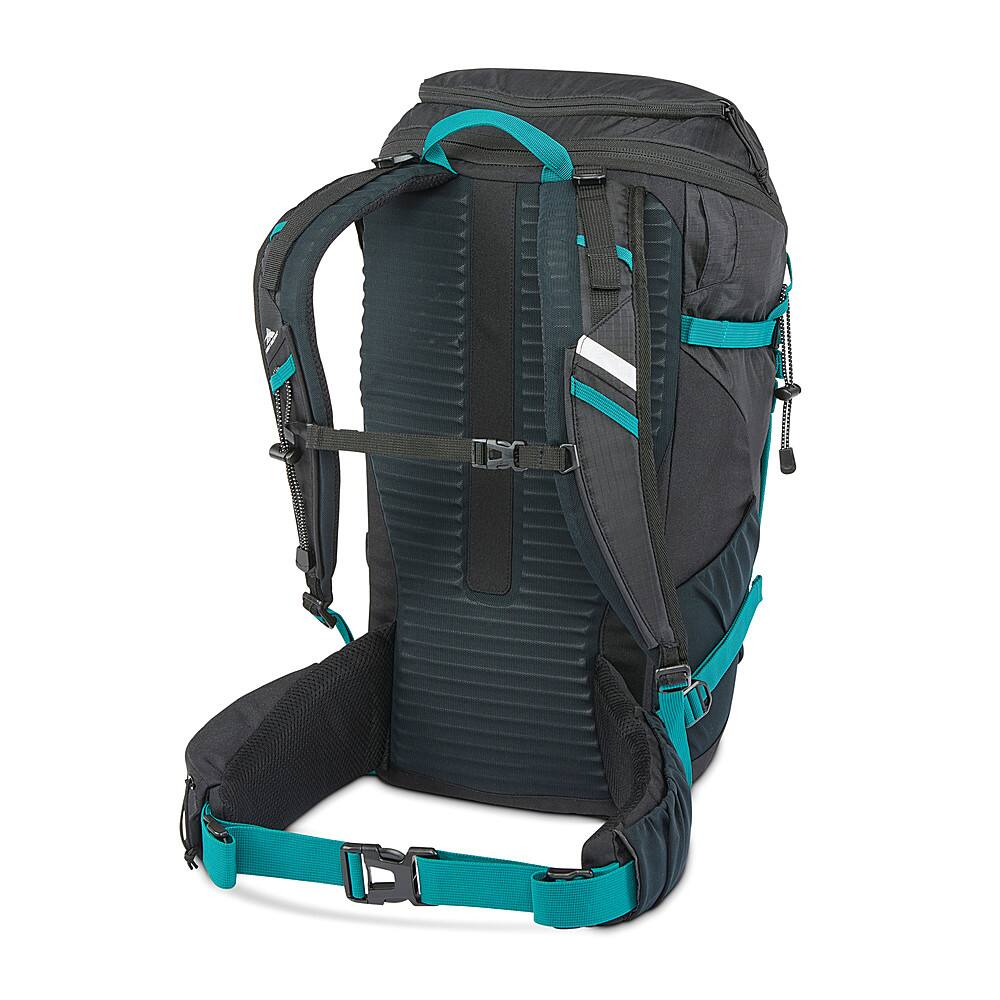 Left View: High Sierra - Pathway 2.0 45L Backpack - BLACK