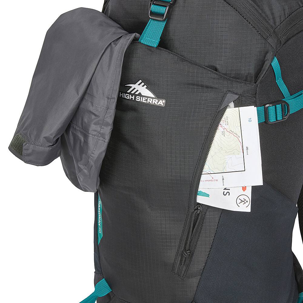Alt View 18. High Sierra - Pathway 2.0 30L Backpack - BLACK.