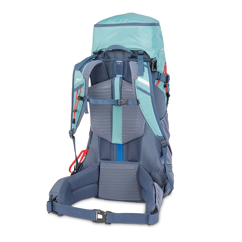 Left View: High Sierra - Pathway 2.0 60L Backpack - ARCTIC BLUE