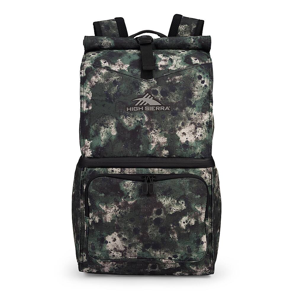 Angle View: High Sierra - Beach Cooler Backpack - URBAN CAMO