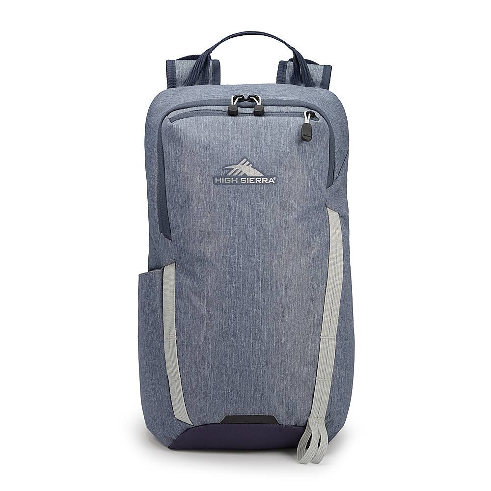 Angle View: High Sierra - Outside Daily Hydration Backpack 18L - GREY BLUE