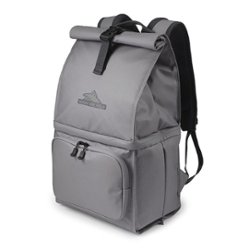 High Sierra - Beach Cooler Backpack - STEEL GREY/MERCURY - Front_Zoom