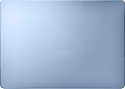 Insignia™ - Hard-Shell Case for 2021 and 2023 MacBook Pro 14" - Frosted Light Blue - Front_Zoom