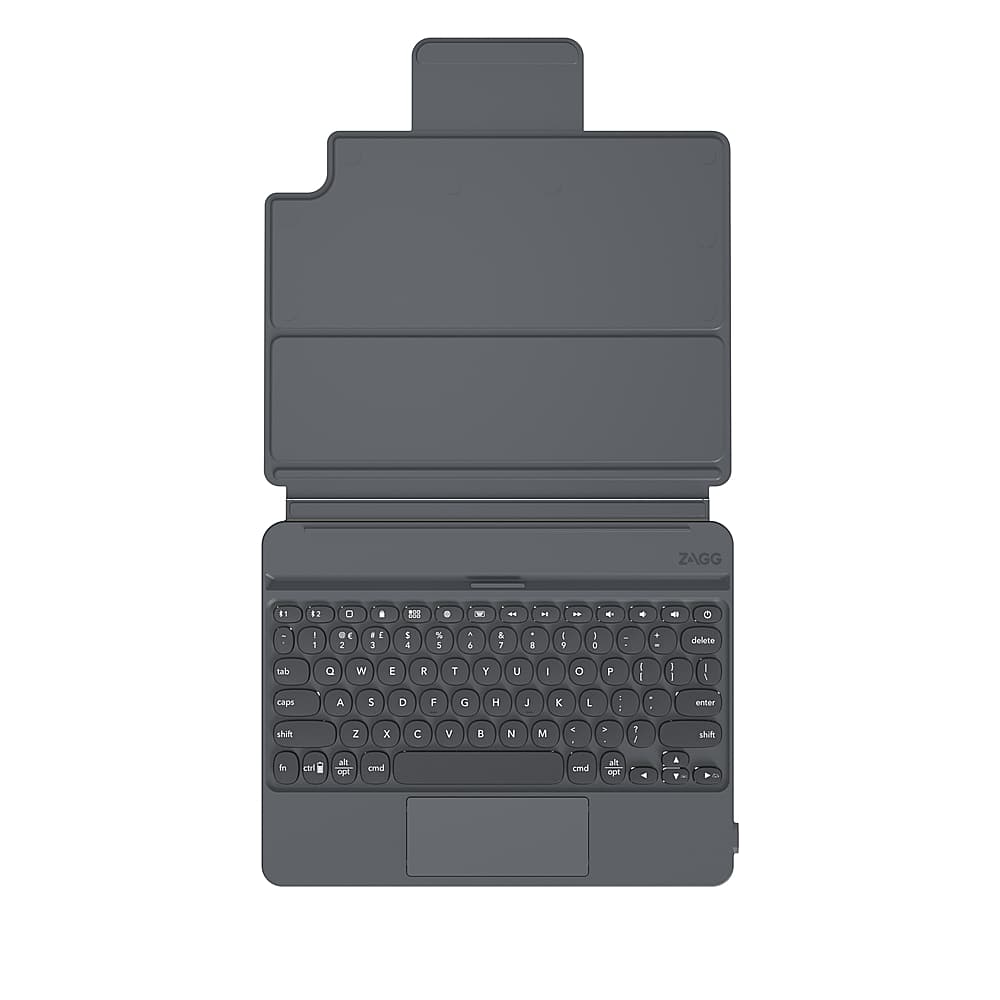 Alt View 16. ZAGG - Pro Keys with Trackpad Wireless Keyboard & Case for Apple iPad Pro 12.9" (3rd, 4th, 5th, 6th Gen) - Black.