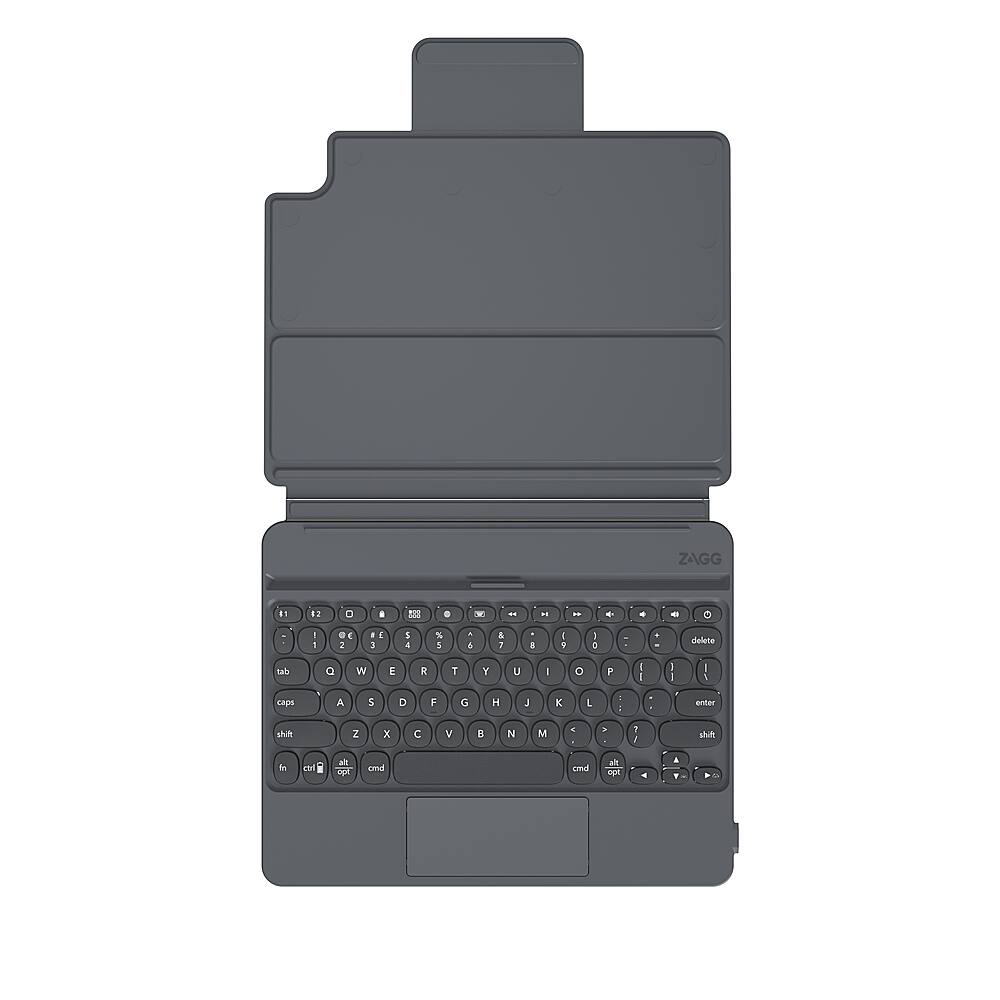 Alt View 16. ZAGG - Pro Keys with Trackpad Wireless Keyboard & Case for Apple iPad Pro 12.9" (3rd, 4th, 5th, 6th Gen) - Black.