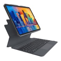 ZAGG - Pro Keys with Trackpad Wireless Keyboard & Case for Apple iPad Pro 12.9" (3rd, 4th, 5th, 6th Gen) - Black - Alt_View_Zoom_1