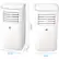 Alt View 15. JHS - 7,000 BTU Portable Air Conditioner - White.