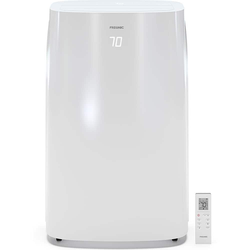 Front. Freonic - 14,500 BTU (10,800 BTU DOE) Portable Air Conditioner - White.