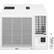 Alt View 18. LG - 550 Sq. Ft. 12,000 BTU Smart Window Air Conditioner with 11,200 BTU Heater - White.