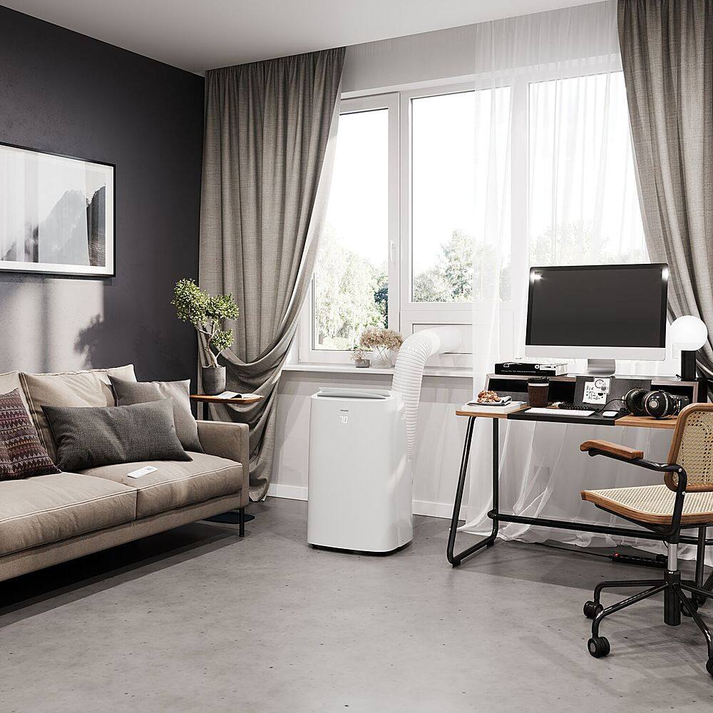 Alt View 17. Freonic - 14,500 BTU Portable Air Conditioner with Supplemental Heat - White.