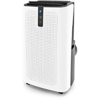 JHS - 450 Sq. Ft. Portable Air Conditioner - White - Front_Zoom