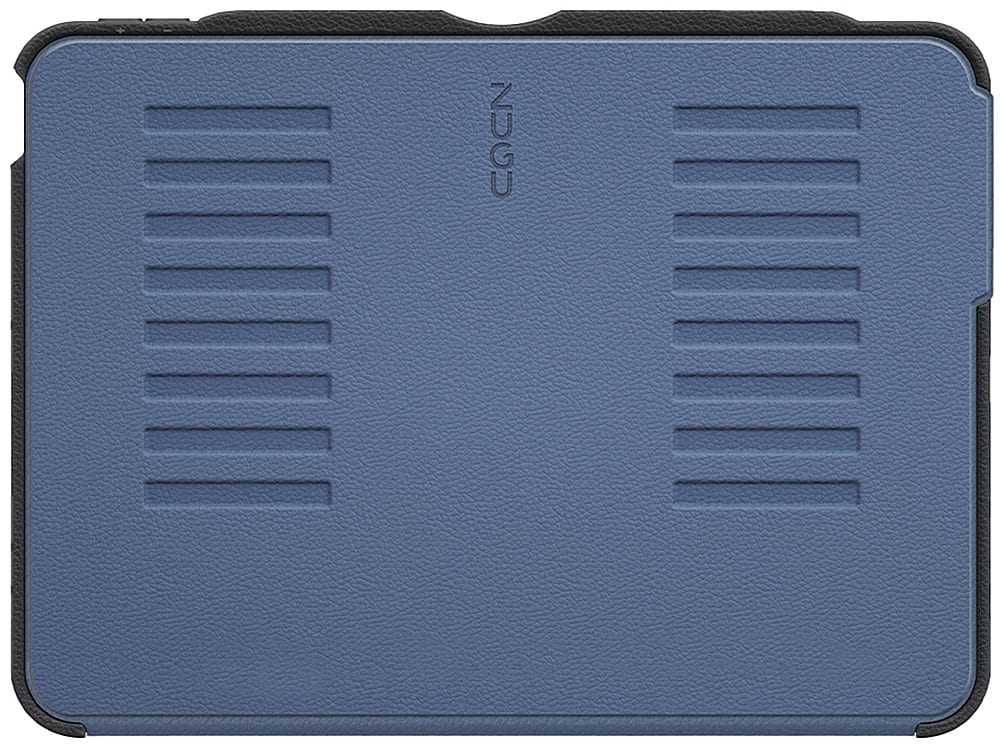 Front. ZUGU - Slim Protective Case for Apple iPad Air 10.9 (4th/5th Generation, 2020/2022) and iPad Air 11 M2 (2024) - Slate Blue.