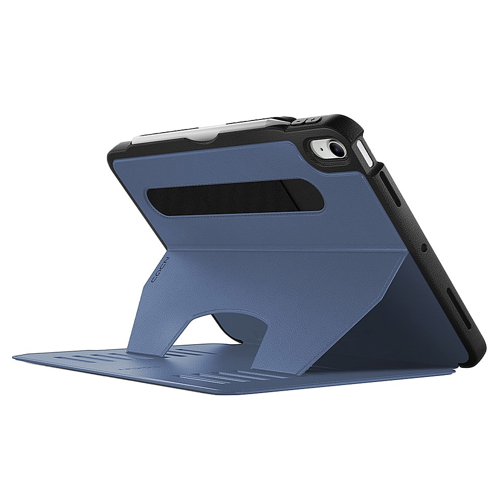Alt View 13. ZUGU - Slim Protective Case for Apple iPad Air 10.9 (4th/5th Generation, 2020/2022) and iPad Air 11 M2 (2024) - Slate Blue.
