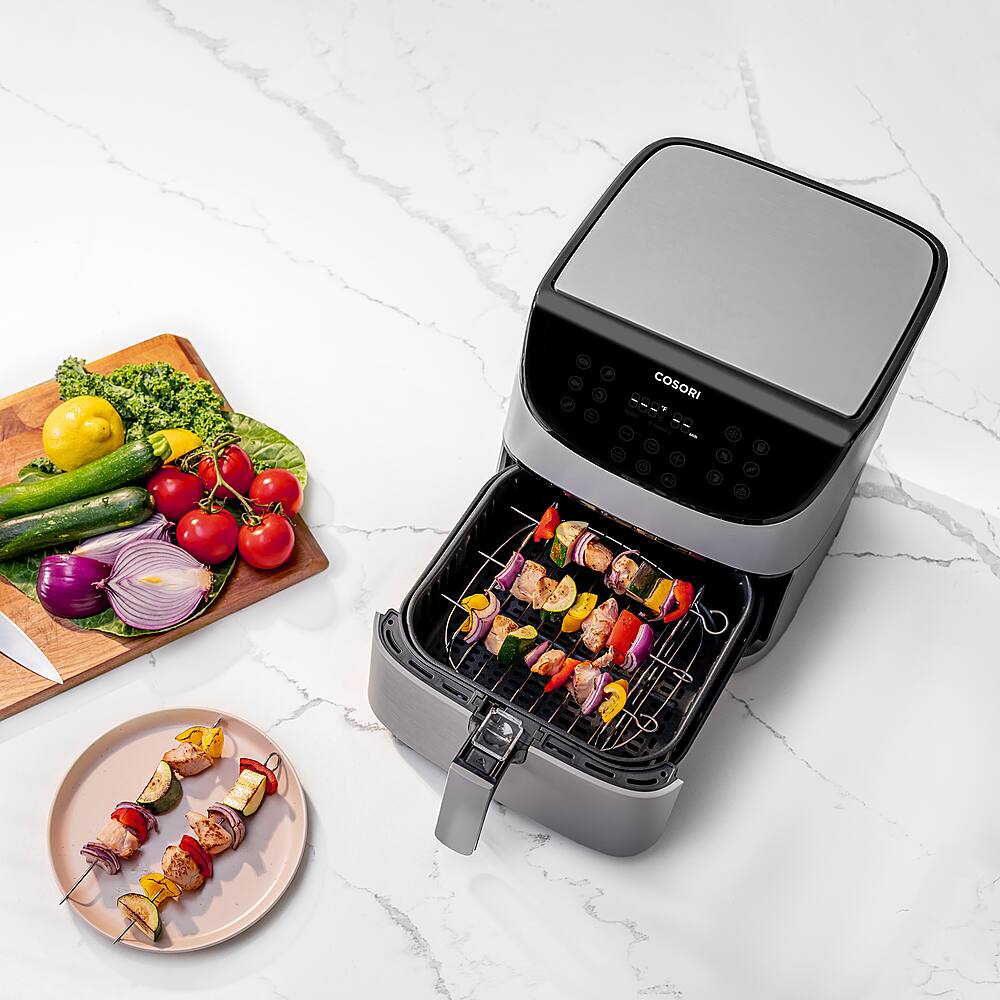 Customer Reviews Cosori Premium 5.8Qt Air Fryer with Skewer Rack Set