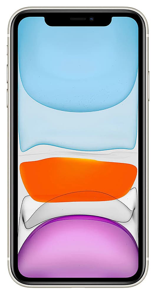 Alt View 1. Apple - Pre-Owned iPhone 11 64GB (Unlocked) - White.