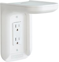Sanus - Small Device Outlet Speaker Mount - White - Front_Zoom