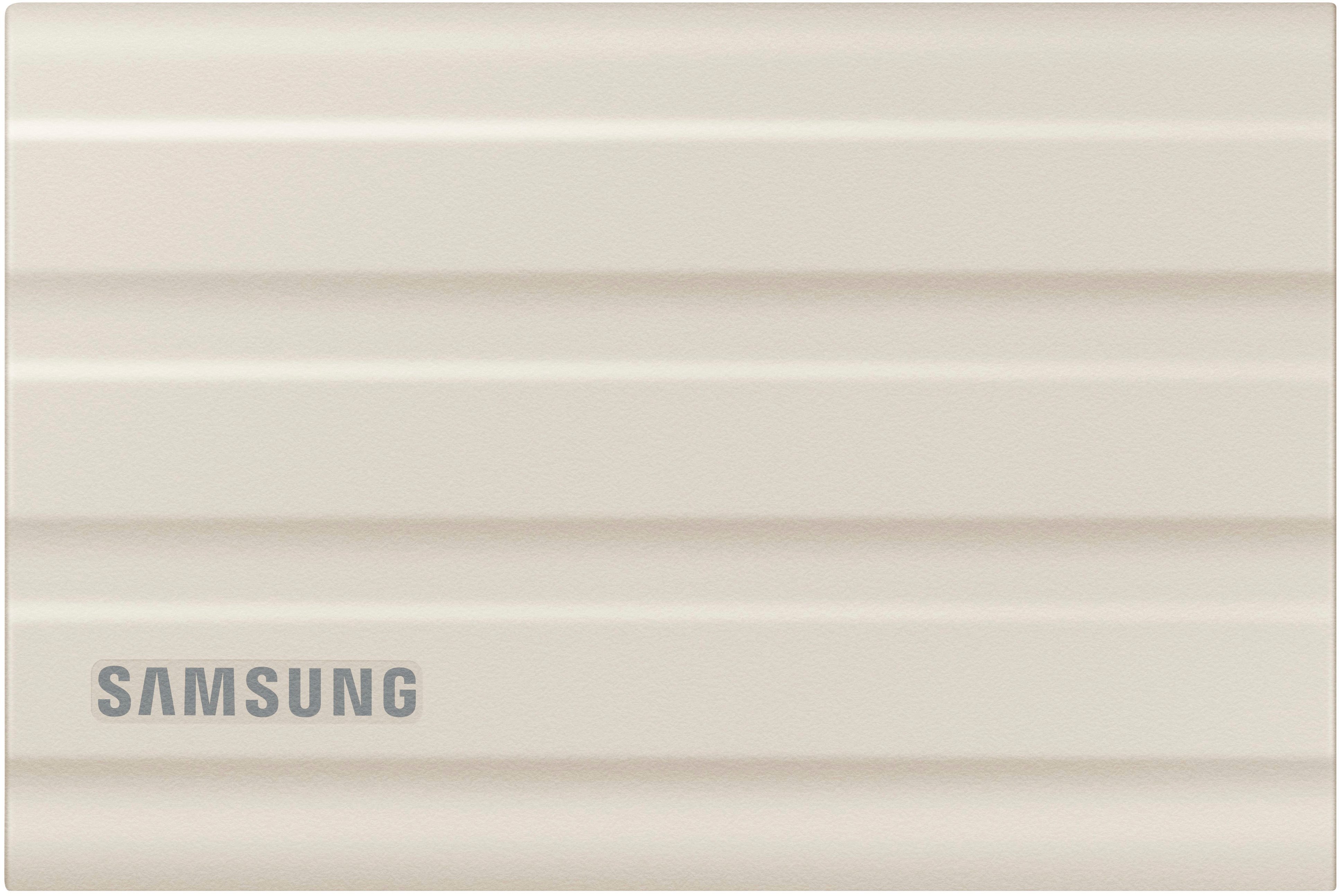 Samsung 1TB T7 Shield USB 3.2 Beige Portable SSD