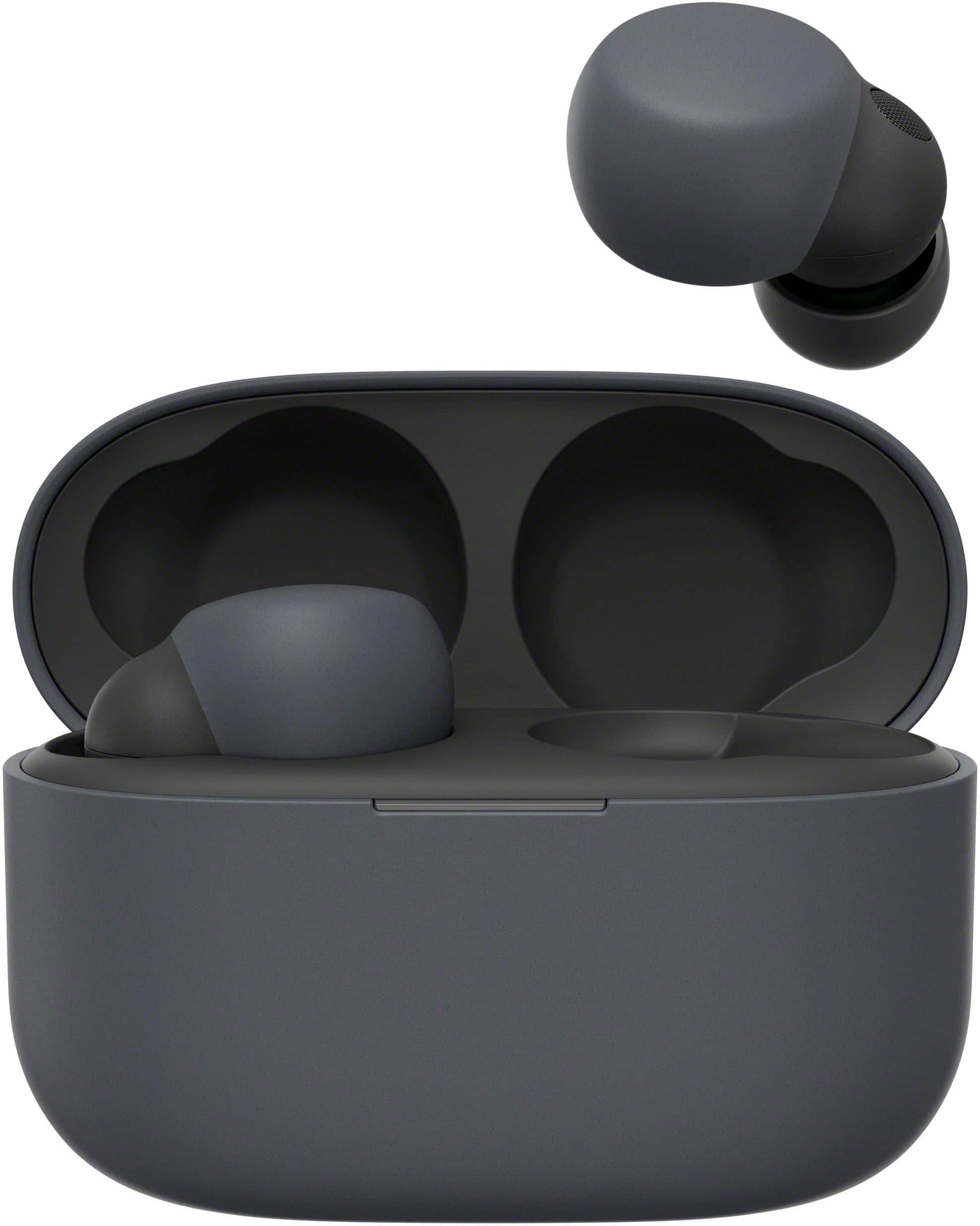 Alt View 12. Sony - LinkBuds S True Wireless Noise Canceling Earbuds - Black.