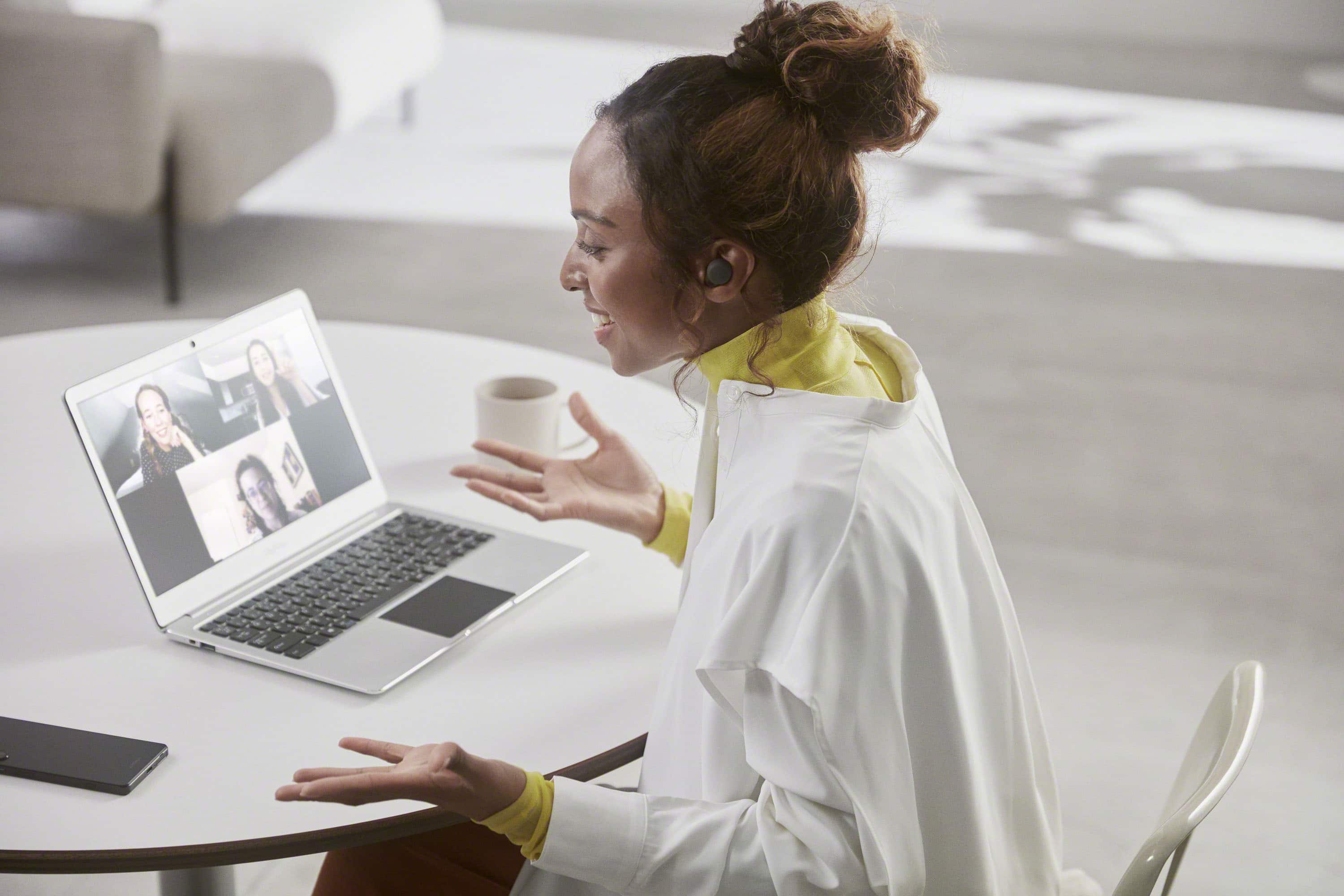 Alt View 21. Sony - LinkBuds S True Wireless Noise Canceling Earbuds - Black.