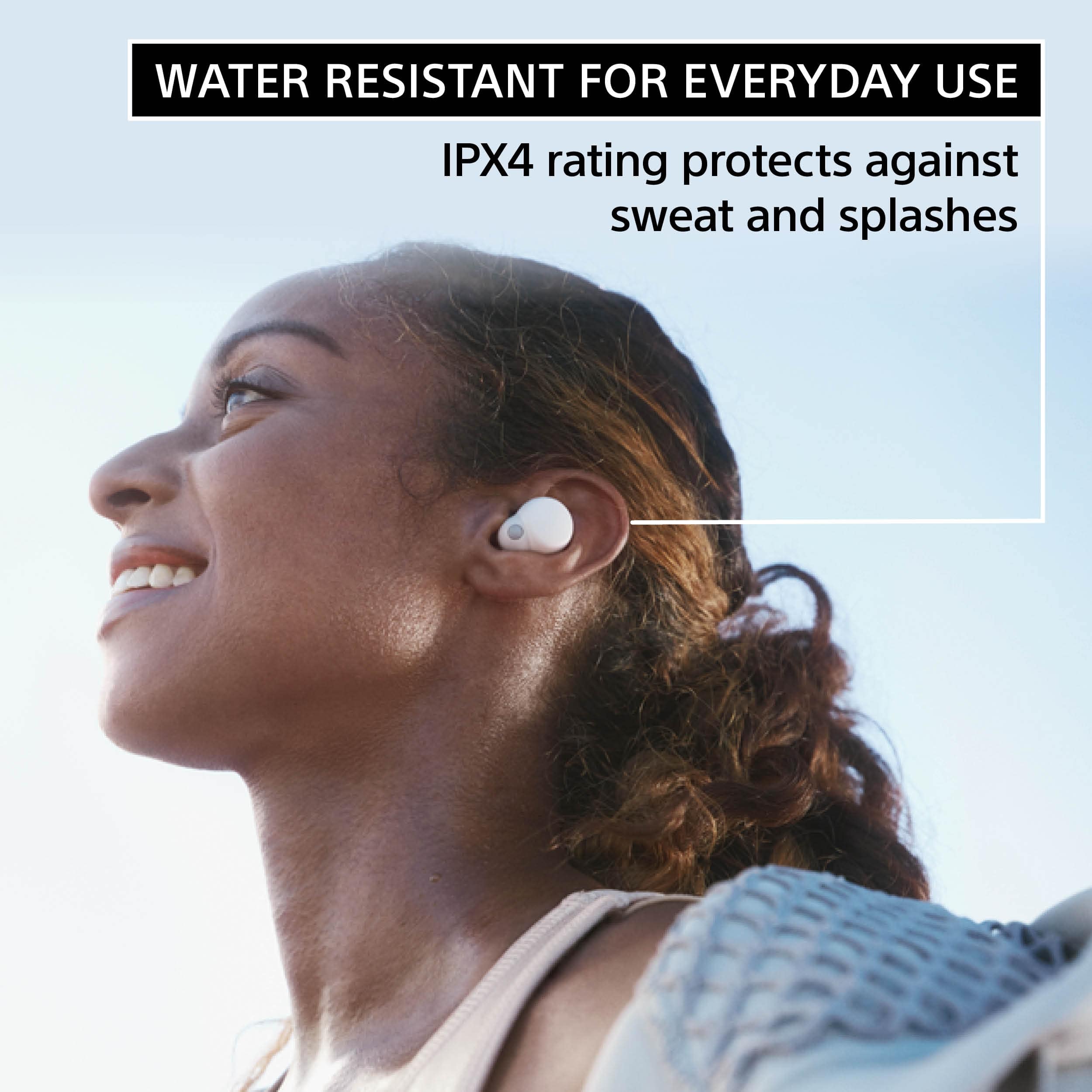 Water Resistant for Everyday Use: IPX4 Rating Protects Against Sweat and Splashes.