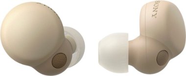 Sony - LinkBuds S True Wireless Noise Canceling Earbuds - Desert Sand - Front_Zoom