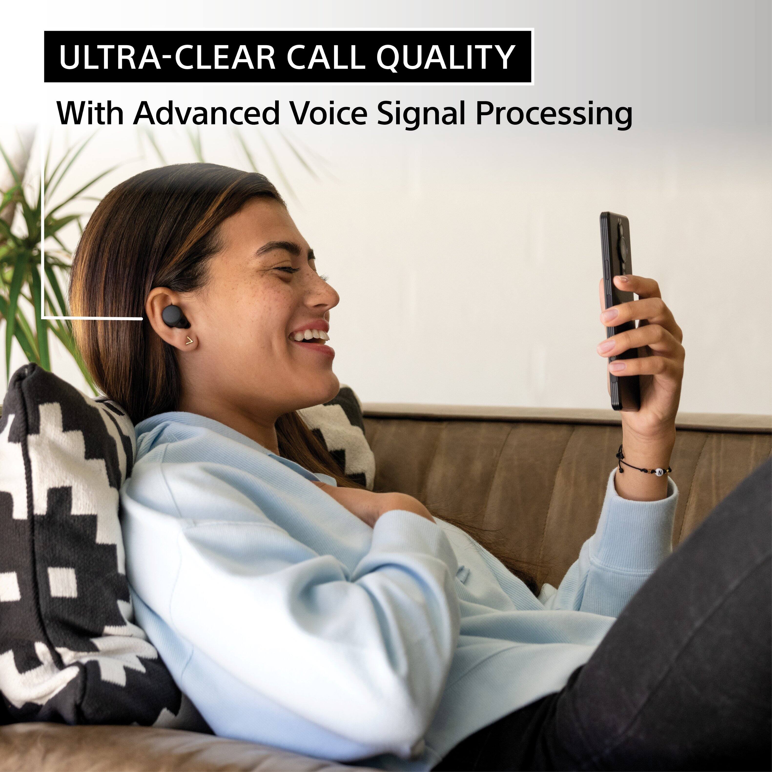 Ultra-clear call quality with advanced voice signal processing.