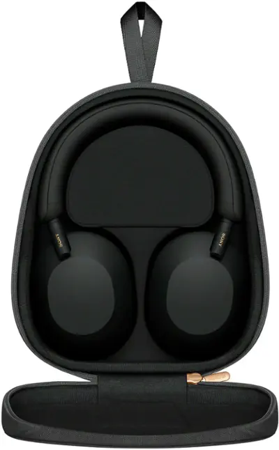 Sony - WH1000XM5 Wireless Noise-Canceling Over-the-Ear Headphones - Black