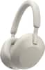 Front. Sony - WH-1000XM5 Wireless Noise-Canceling Over-the-Ear Headphones - Silver.
