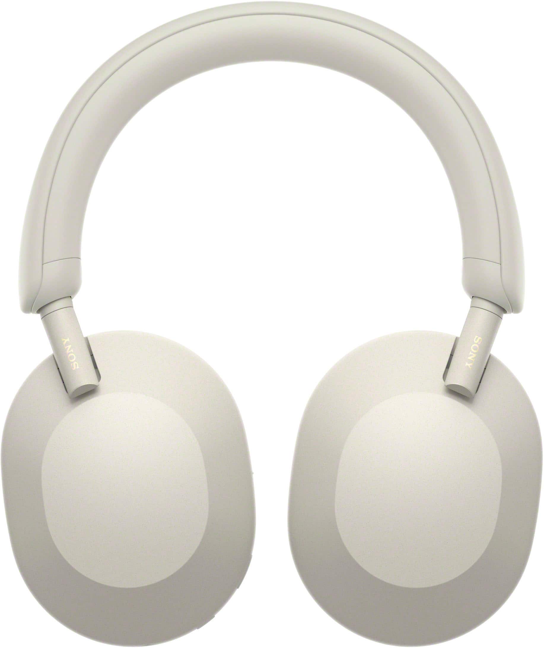 Alt View 11. Sony - WH-1000XM5 Wireless Noise-Canceling Over-the-Ear Headphones - Silver.