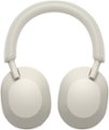 Alt View Zoom 11. Sony - WH-1000XM5 Wireless Noise-Canceling Over-the-Ear Headphones - Silver.