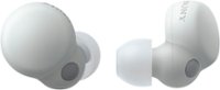 Sony - LinkBuds S True Wireless Noise Canceling Earbuds - White - Front_Zoom