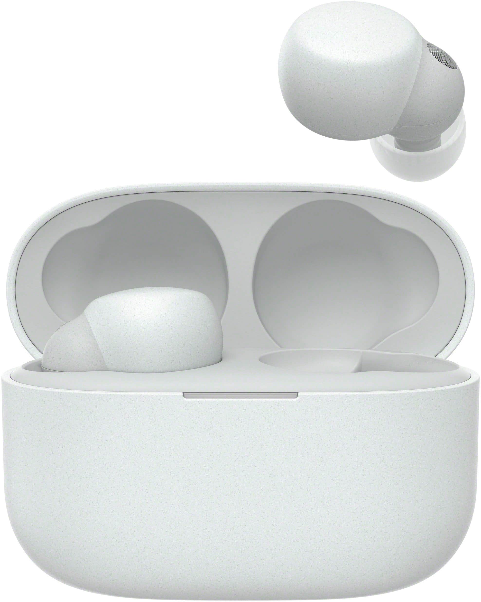 Alt View 12. Sony - LinkBuds S True Wireless Noise Canceling Earbuds - White.