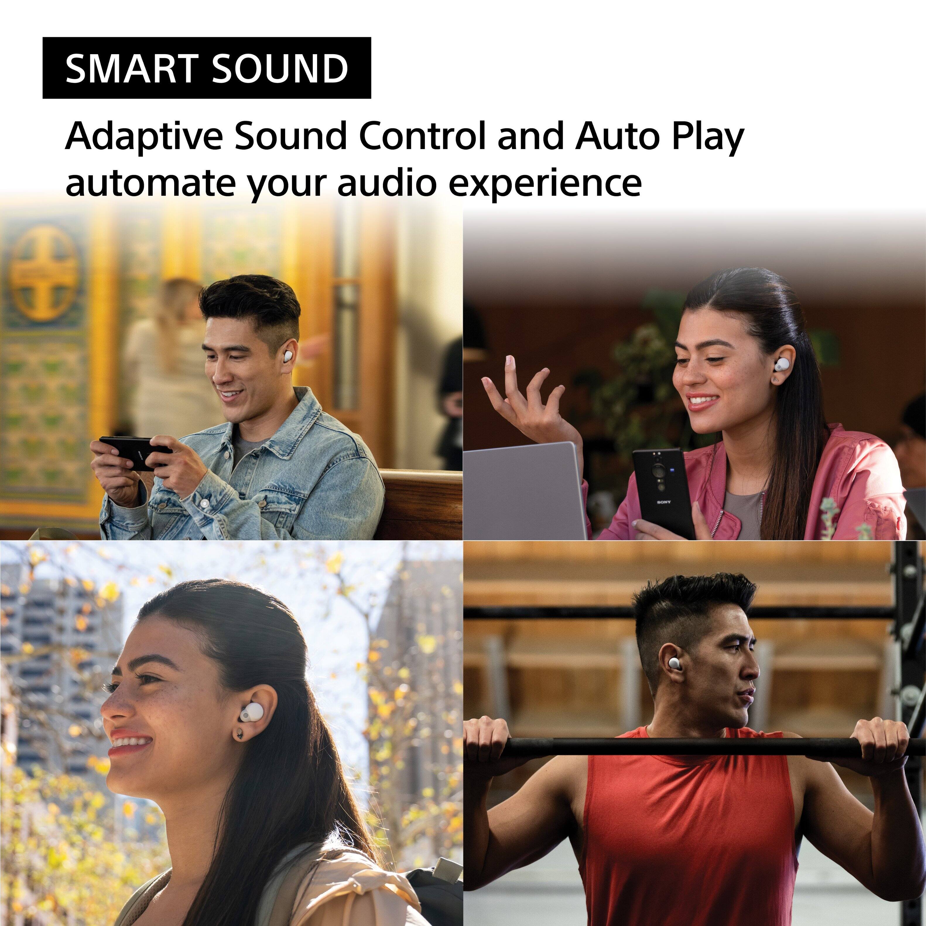 SMART SOUND Adaptive Sound Control and Auto Play automate your audio experience.