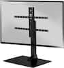Front. SANUS Elite - Swivel TV Stand for TVs 40"-86" - Sturdy Base with Swivel, Height Adjustment, and Cable Management - Black.
