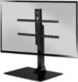 Front Zoom. SANUS Elite - Swivel TV Stand for TVs 40"-86" - Sturdy Base with Swivel, Height Adjustment, and Cable Management - Black.