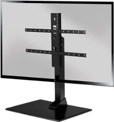 SANUS Elite - Elite Swivel TV Stand for TVs 40"-86" - Black - Front_Zoom