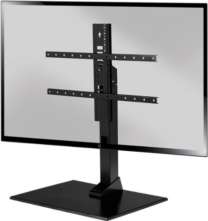 SANUS Elite - Swivel TV Stand for TVs 40"-86" - Sturdy Base with Swivel, Height Adjustment, and Cable Management - Black