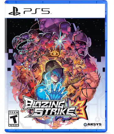 Front. Aksys Games - Blazing Strike. - T (Teen 13+)