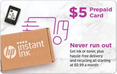 HP - $5 Instant Ink Prepaid Card (Digital Delivery) [Digital] - Front_Zoom