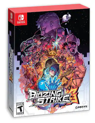 I OD & SWITCH? NINTENDO SWITCH. Limited Edition BLAZING STRIKE GAMES AKSYS M & GIZAO T ESRB. - T (Teen 13+)