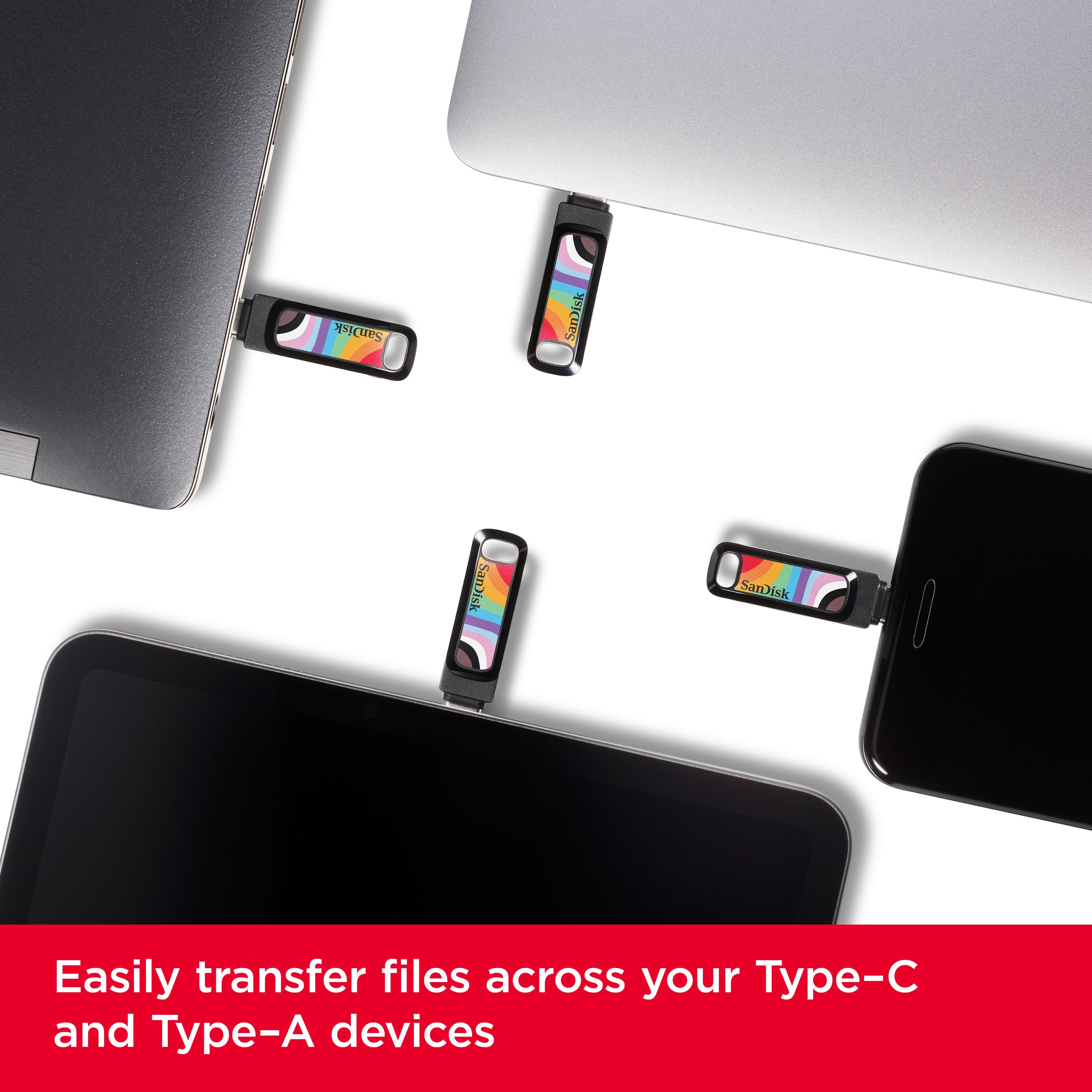SanDisk SanDisk SanDisk SanDisk Easily transfer files across your Type-C and Type-A devices