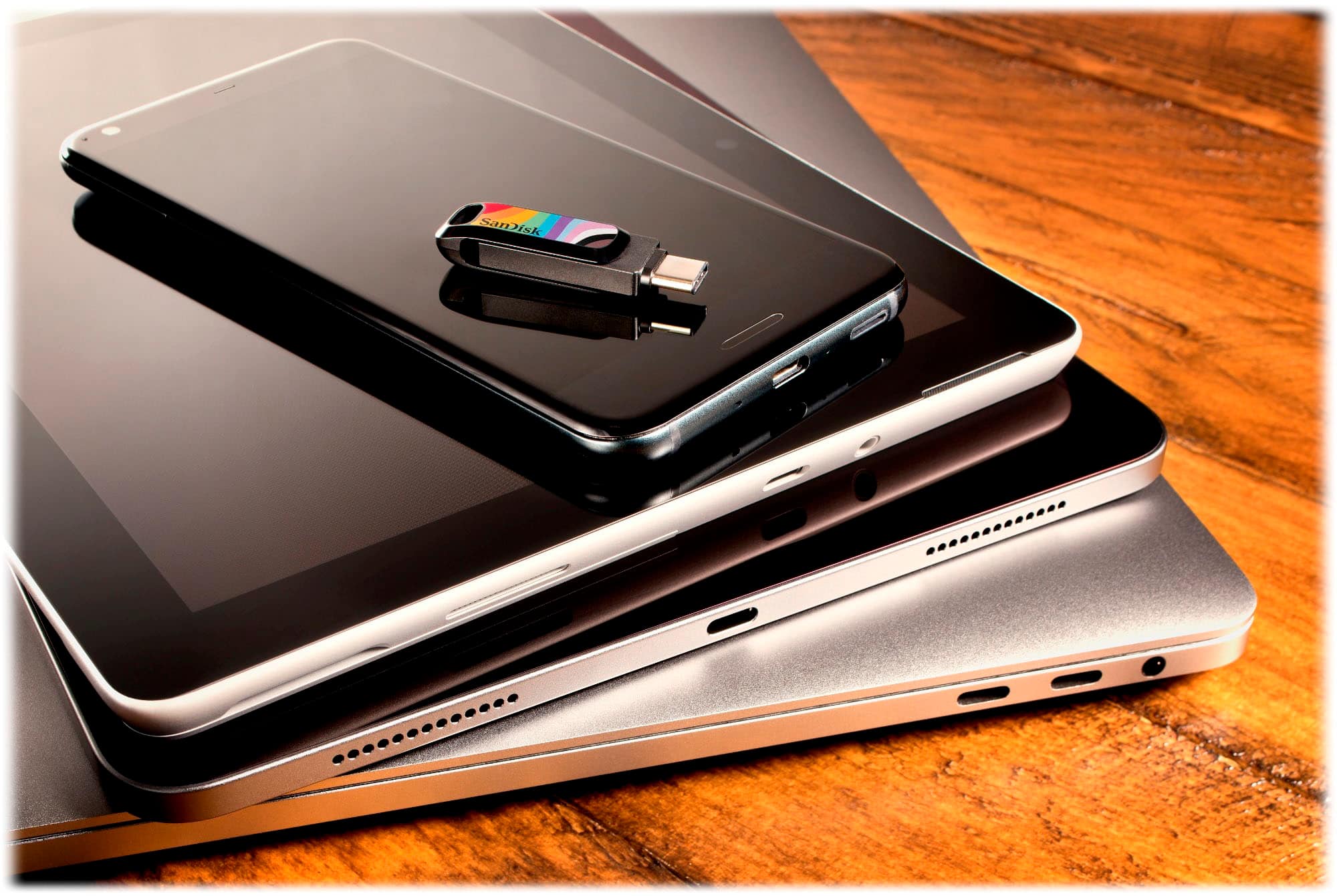 Alt View 16. SanDisk - Ultra Dual Drive Go Rainbow Pride Edition 128GB USB Type-A/USB Type-C Flash Drive - Rainbow.