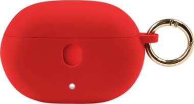 Best Buy essentials™ - Silicone Case for Beats Studio Buds - Red - Front_Zoom