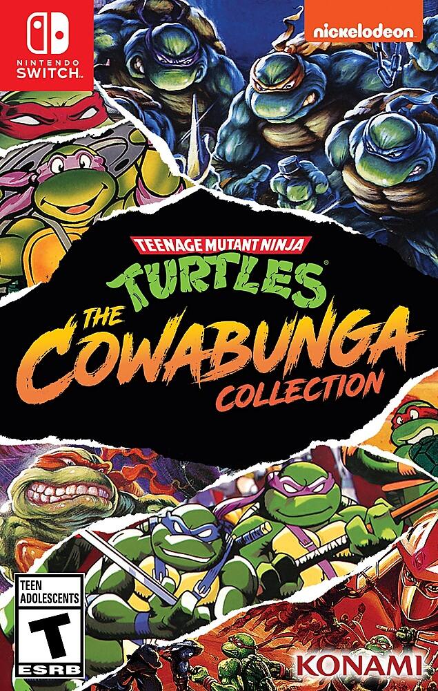 Left. Konami - Teenage Mutant Ninja Turtles: The Cowabunga Collection.