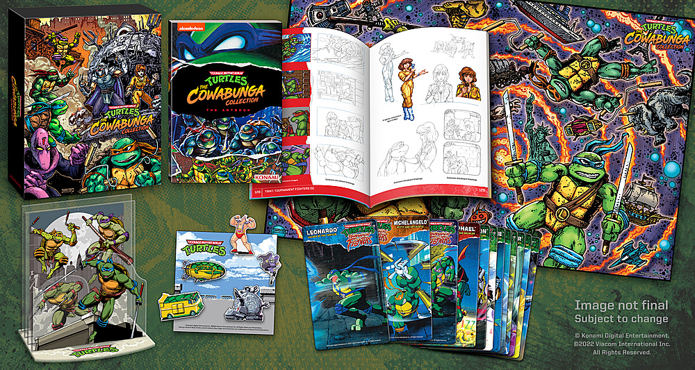 Angle View: Teenage Mutant Ninja Turtles: The Cowabunga Collection Limited Edition - PlayStation 5