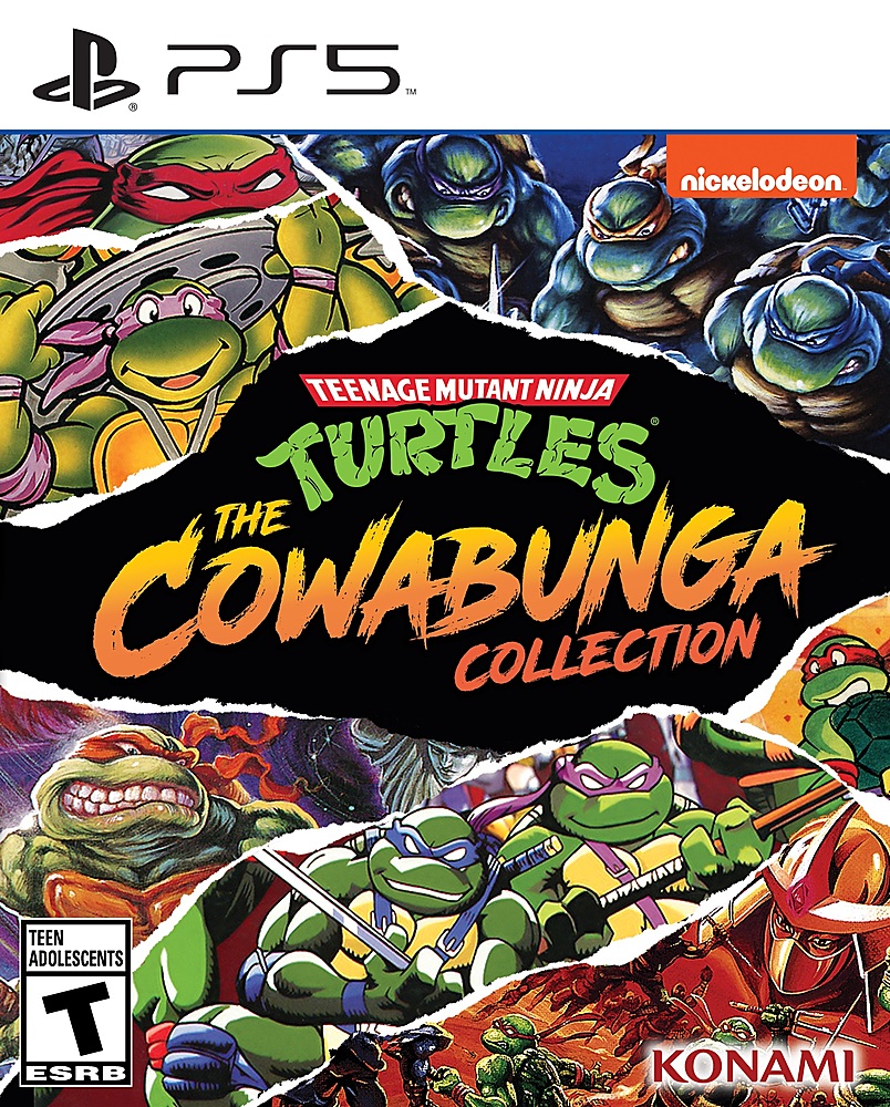 Left View: Teenage Mutant Ninja Turtles: The Cowabunga Collection Limited Edition - PlayStation 5