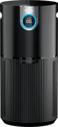 Shark - Air Purifier MAX with True NanoSeal HEPA, Cleansense IQ, Odor Lock, Cleans up to 1200 Sq. Ft - Charcoal Grey