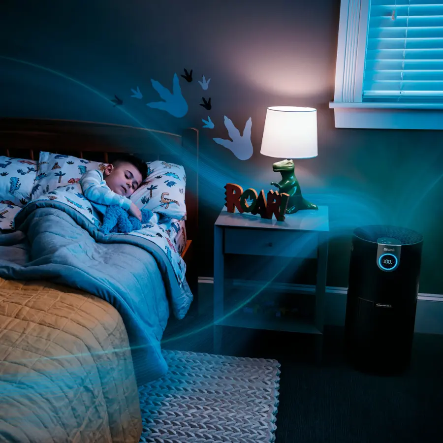 Alt View 14. Shark - Air Purifier MAX with True NanoSeal HEPA, Cleansense IQ, Odor Lock, Cleans up to 1200 Sq. Ft - Charcoal Grey.