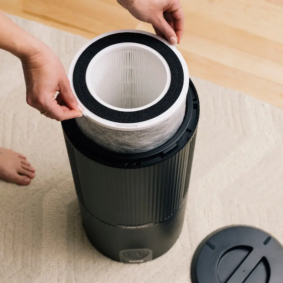 Alt View 16. Shark - Air Purifier MAX with True NanoSeal HEPA, Cleansense IQ, Odor Lock, Cleans up to 1200 Sq. Ft - Charcoal Grey.